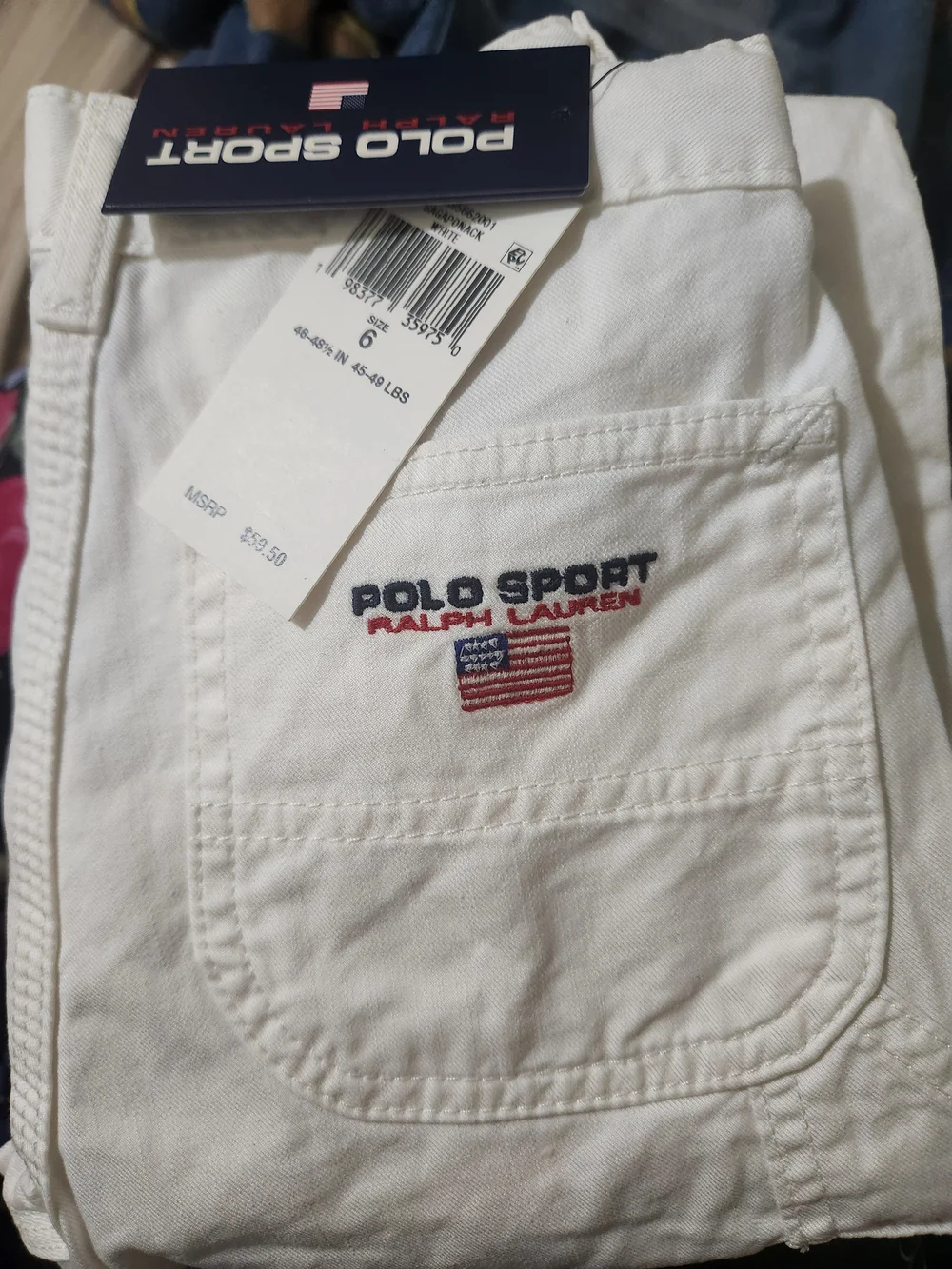 Ralph Lauren Polo Dungaree Fit Carpenter Jean, Size 6